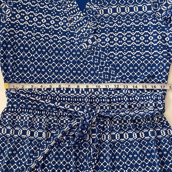 Liz Claiborne Faux Wrap Dress Womens Size XL Tie Waist Feminine Church Work - Picture 13 of 15